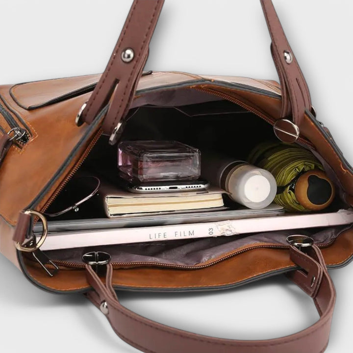 Maria - Bolsa de couro elegante