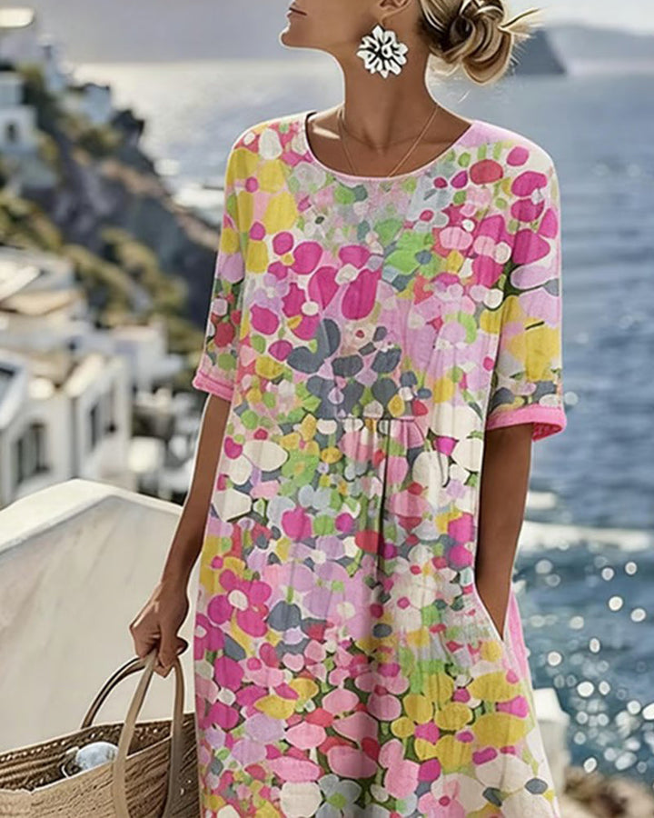 Daniela | Vestido Estampado Folgado
