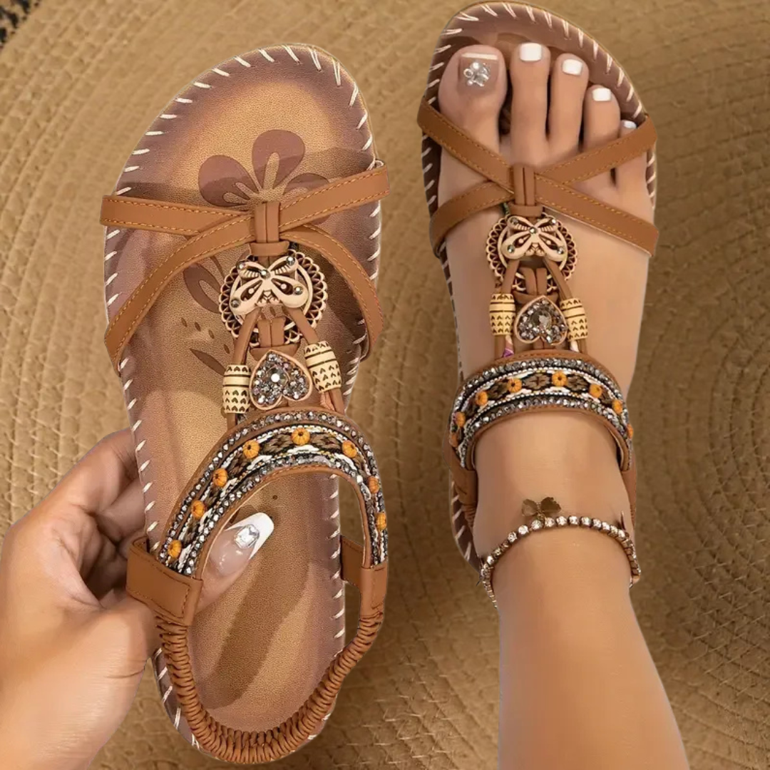 Diana | Sandálias Estilo Ibiza que Combinam Conforto e Elegância