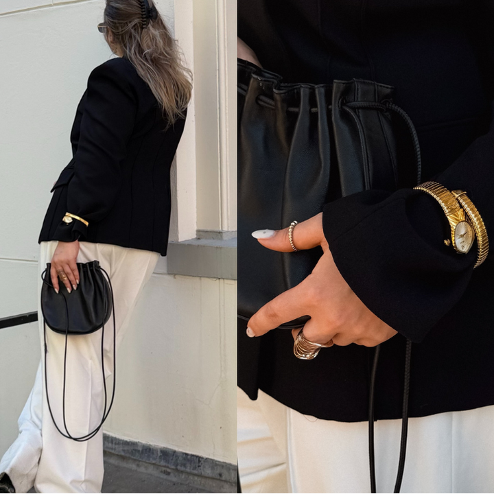 Relógio Serpenti Wrap Ouro com Pulseira de Serpente para Mulher, Mostrador Branco