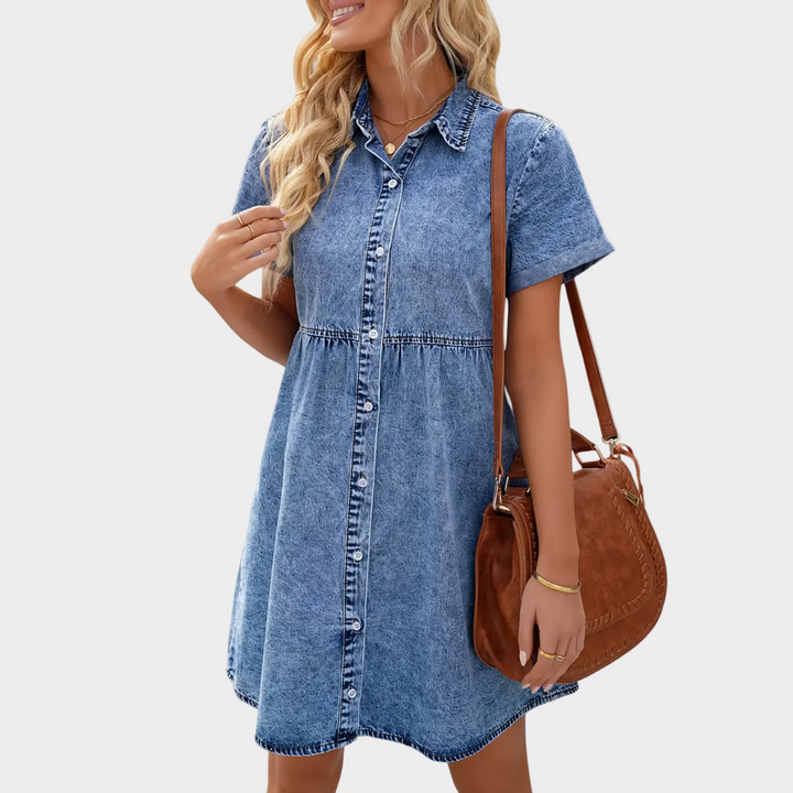 Vestido de Jeans Diário