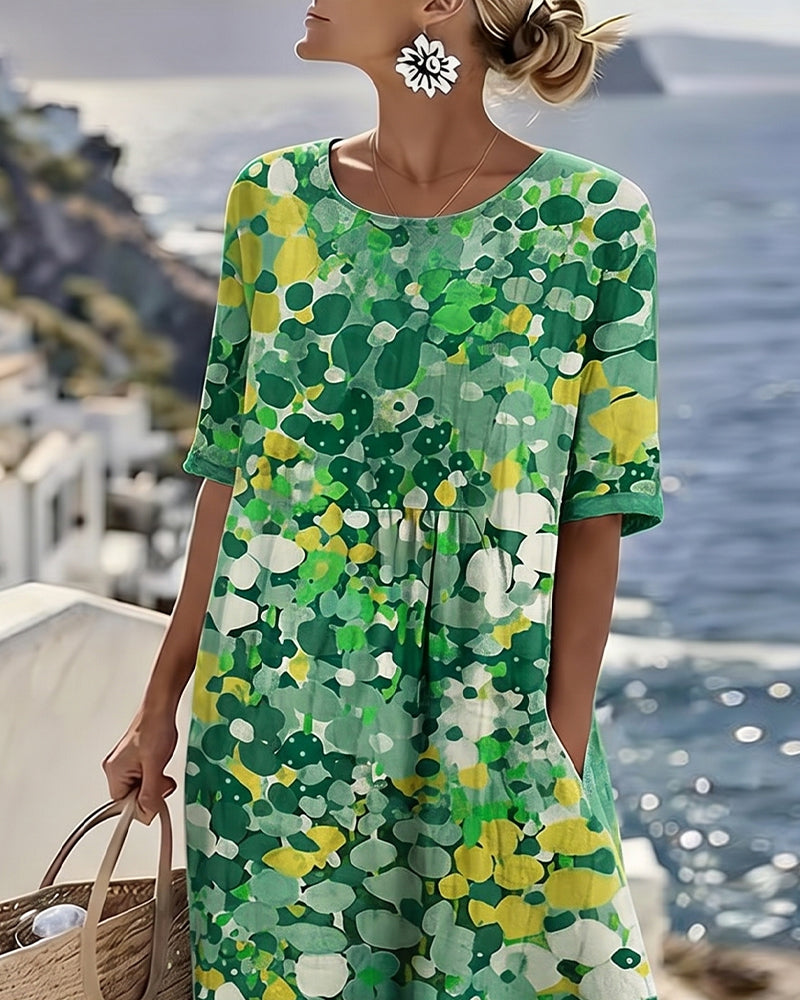 Daniela | Vestido Estampado Folgado