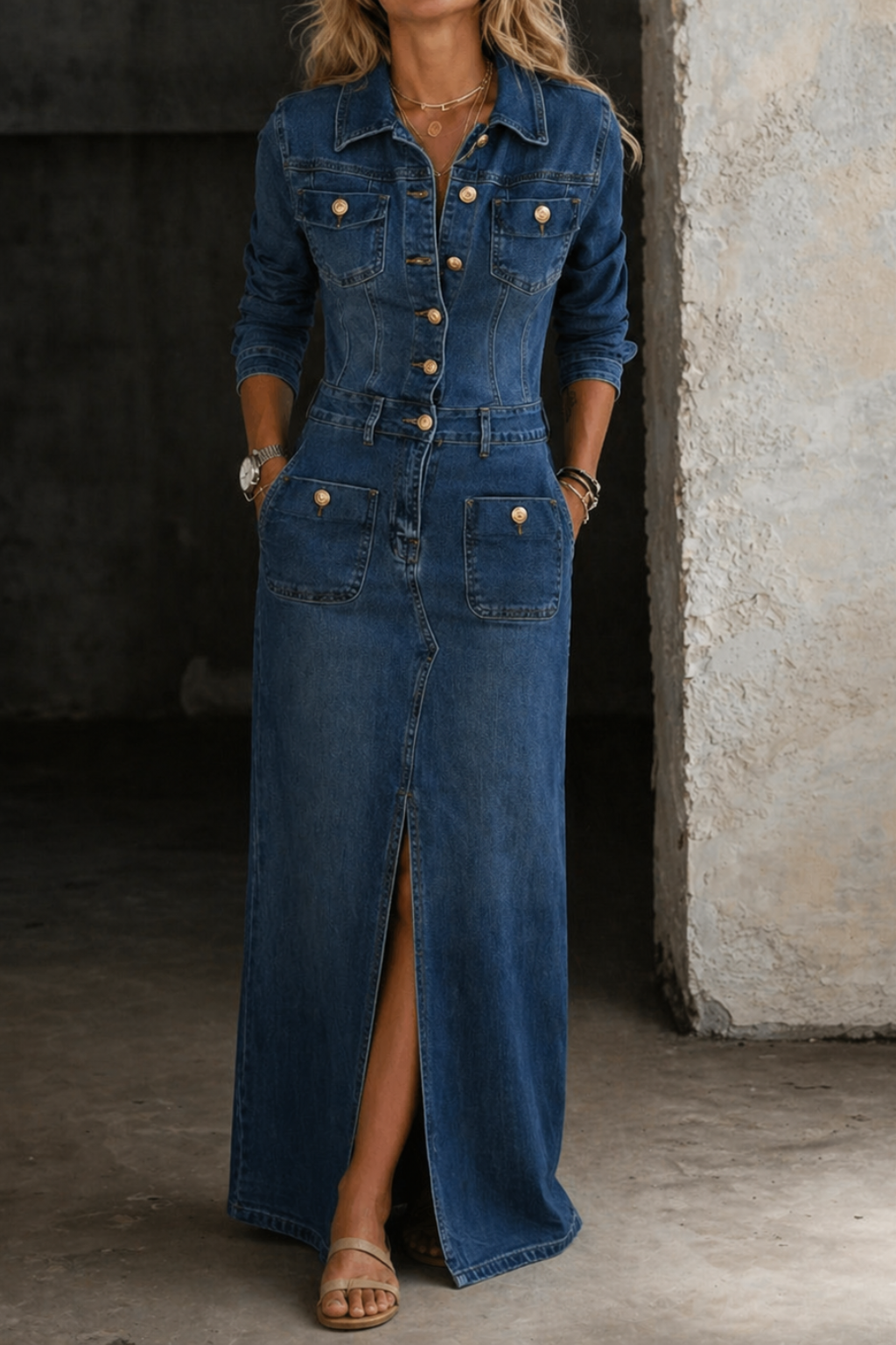 Leila | Denim Clássico Confortável