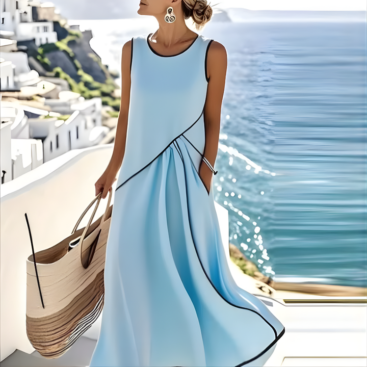 Liliana | Vestido de verão listrado