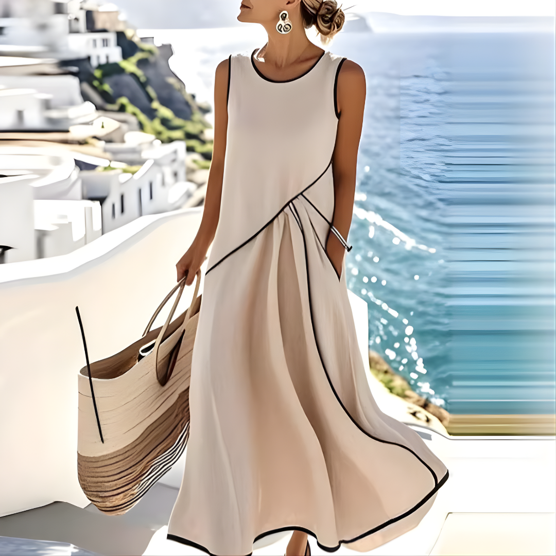 Liliana | Vestido de verão listrado