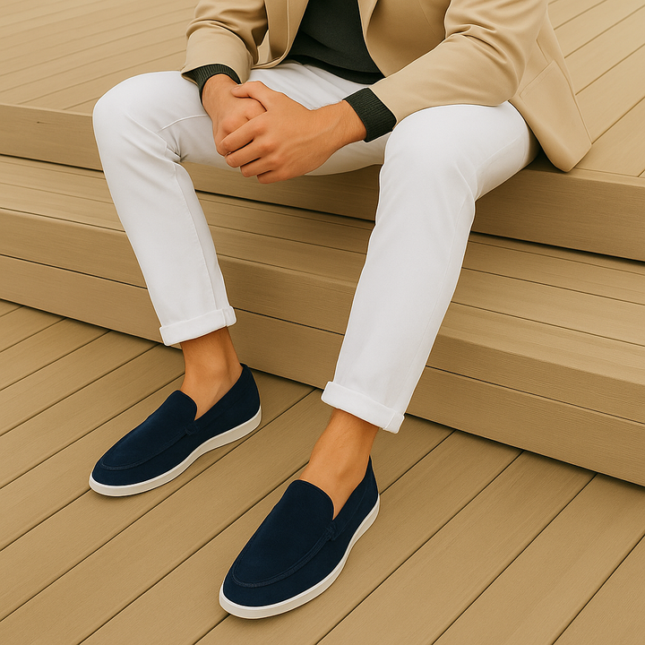 Gustavo | Mocassins em camurça