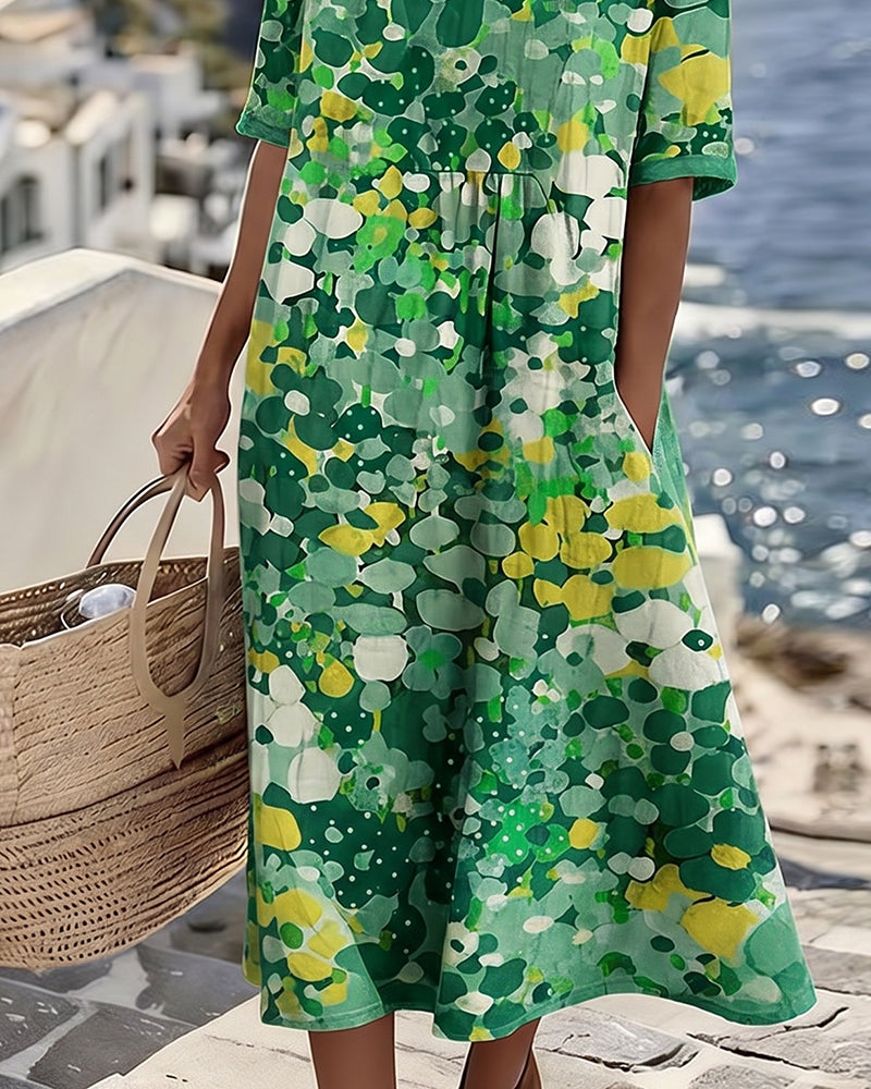 Daniela | Vestido Estampado Folgado