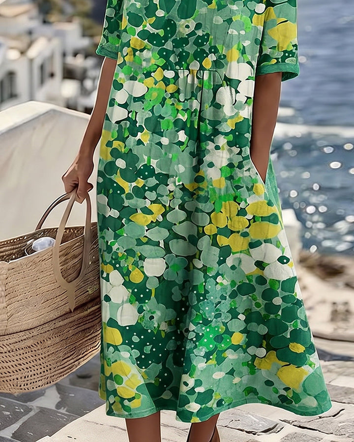 Daniela | Vestido Estampado Folgado