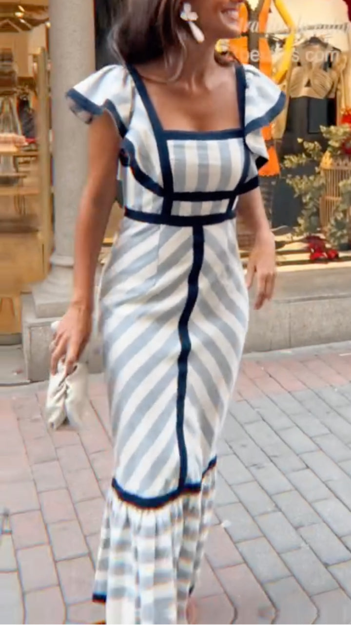 Dianne | Vestido Maxi  Retrô