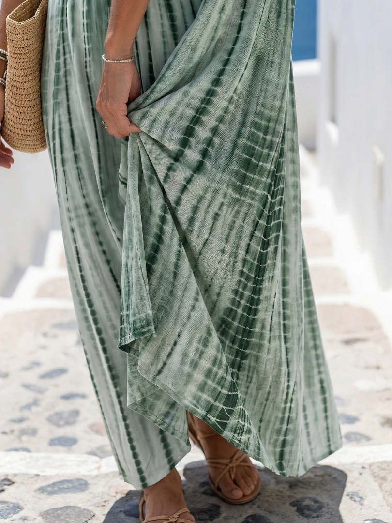 Lara | Vestido Midi de Caimento Casual com Tingimento Suave