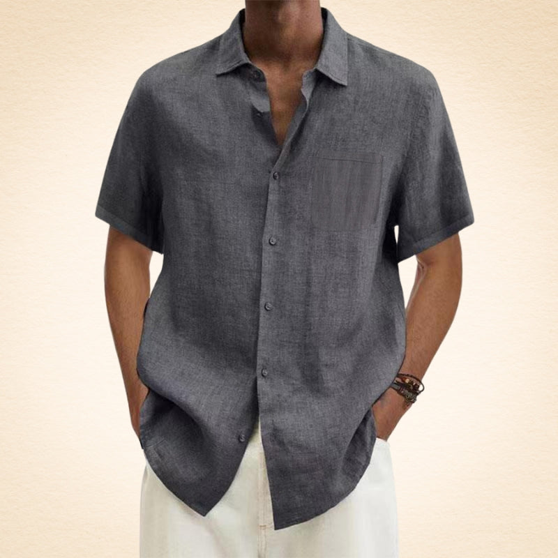 Camisa elegante de linho