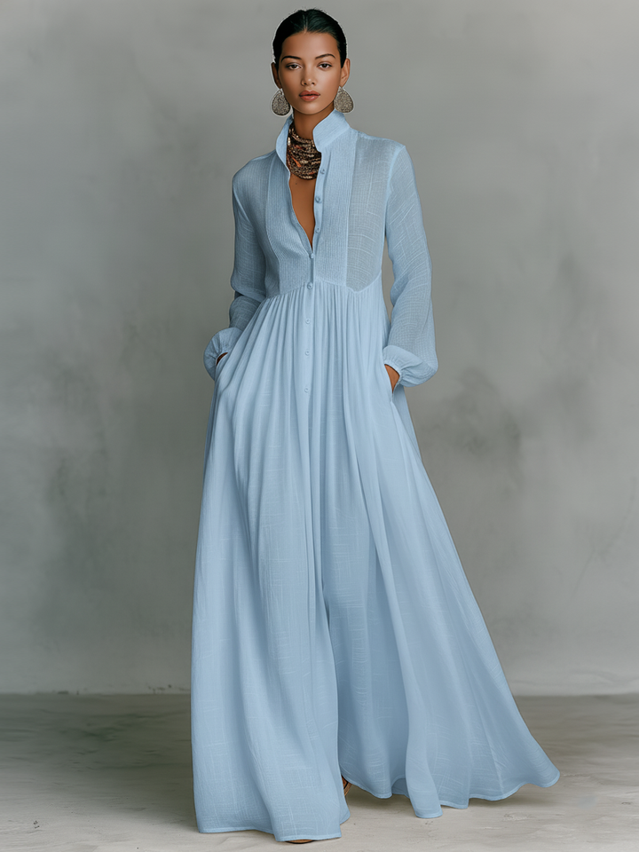 Adelinda | Vestido Patchwork Minimalista Feminino
