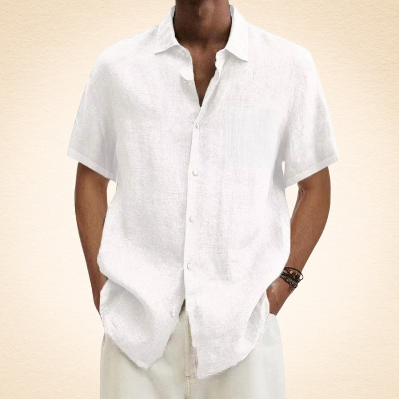 Camisa elegante de linho