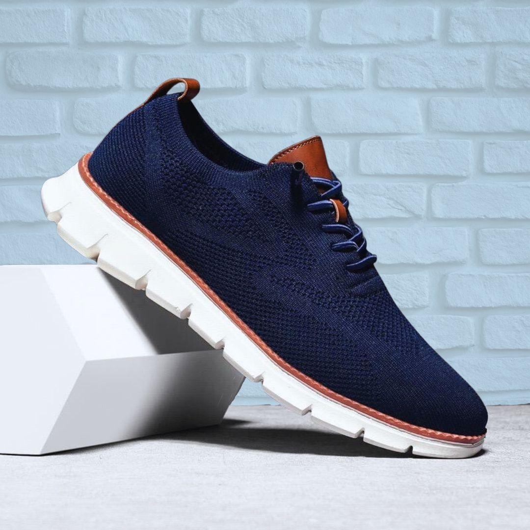 Sapatos Transpiráveis Ultraconforto: Azul Marinho