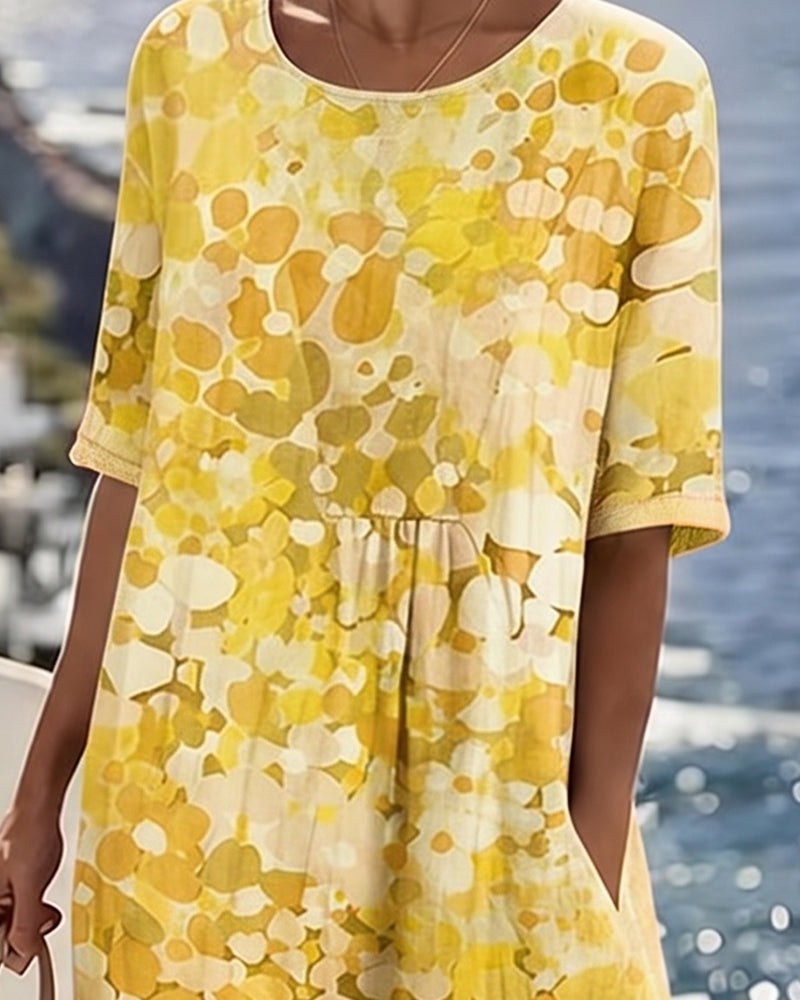 Daniela | Vestido Estampado Folgado