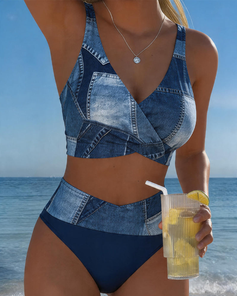 Biquíni Bralette Estampado