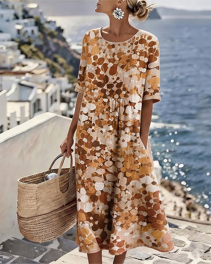 Daniela | Vestido Estampado Folgado