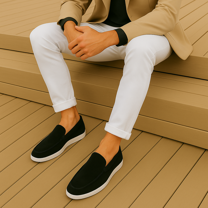 Gustavo | Mocassins em camurça