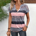 Carolina | Blusa listrada descontraída