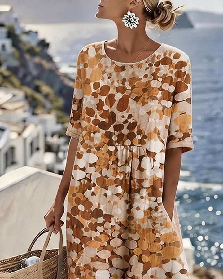 Daniela | Vestido Estampado Folgado