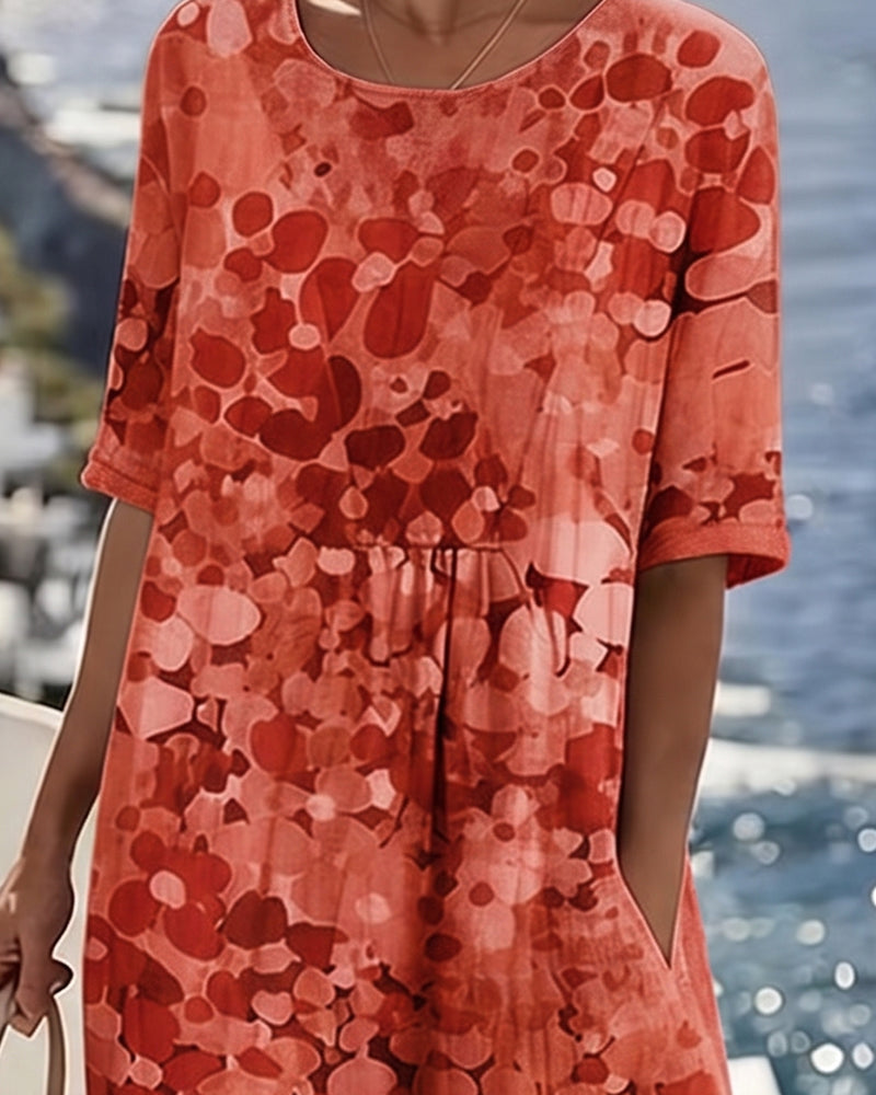 Daniela | Vestido Estampado Folgado