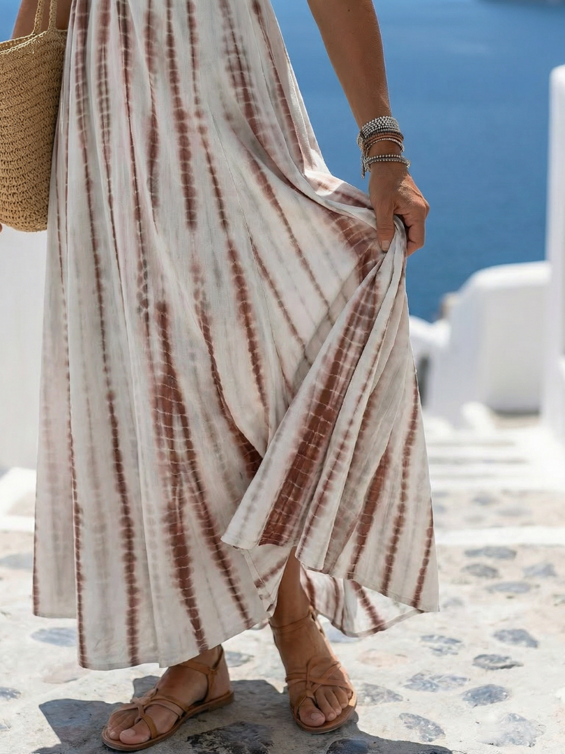 Lara | Vestido Midi de Caimento Casual com Tingimento Suave
