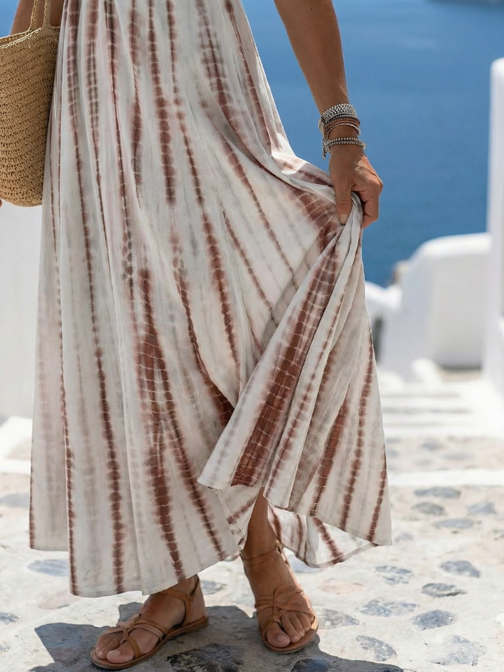 Lara | Vestido Midi de Caimento Casual com Tingimento Suave