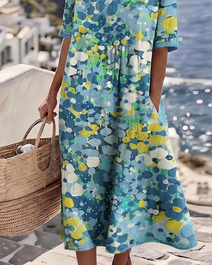 Daniela | Vestido Estampado Folgado