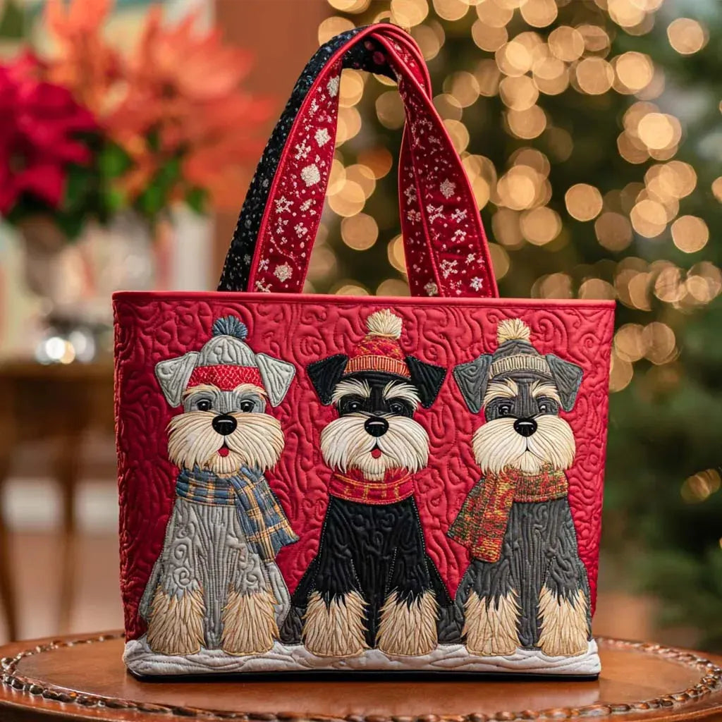 Saco Artesanal - Trio de Schnauzers