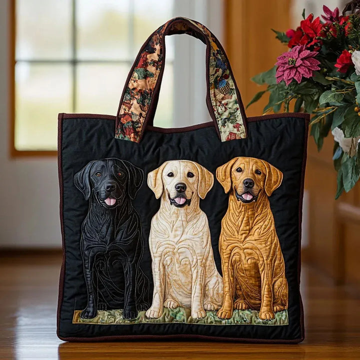 Bolsa de Mão Artesanal - Três Labradores