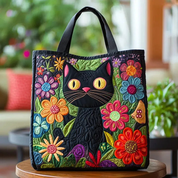 Bolsa Matelassada - Gato Preto Encantado