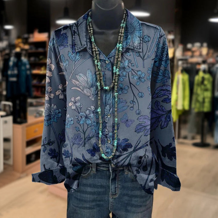 Maria | Blusa casual com estampa floral
