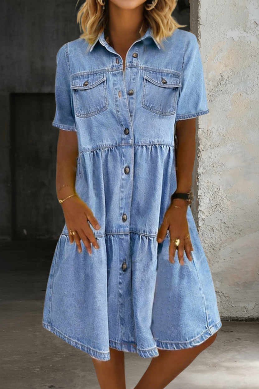 Sophia | Vestido de denim casual e elegante