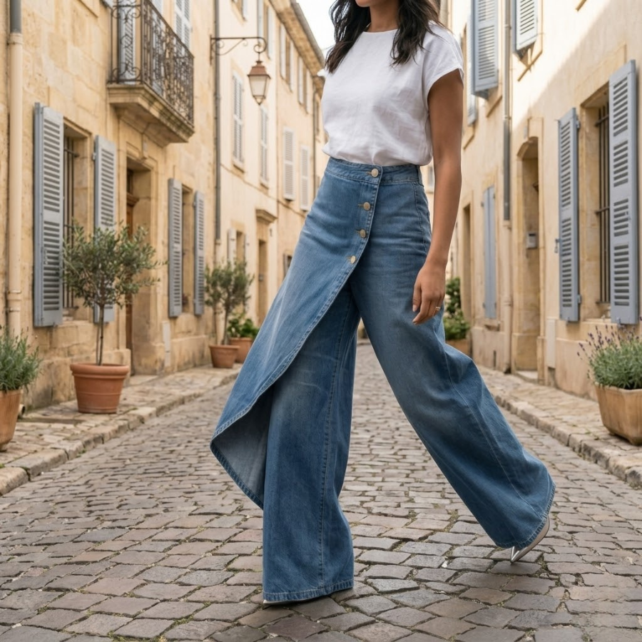 Adriana | Jeans de pernas largas