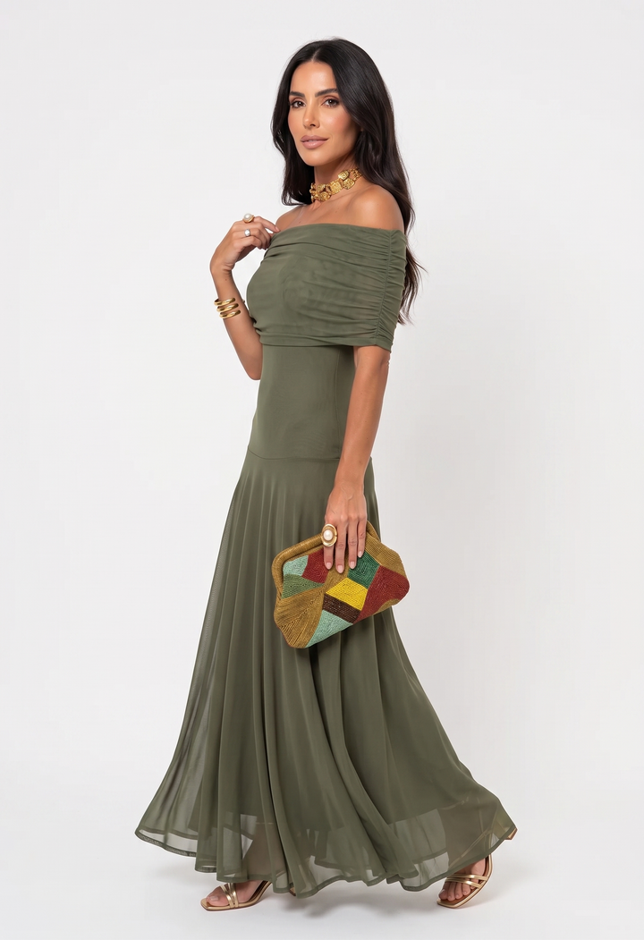 Carla | Vestido maxi elegante e simples