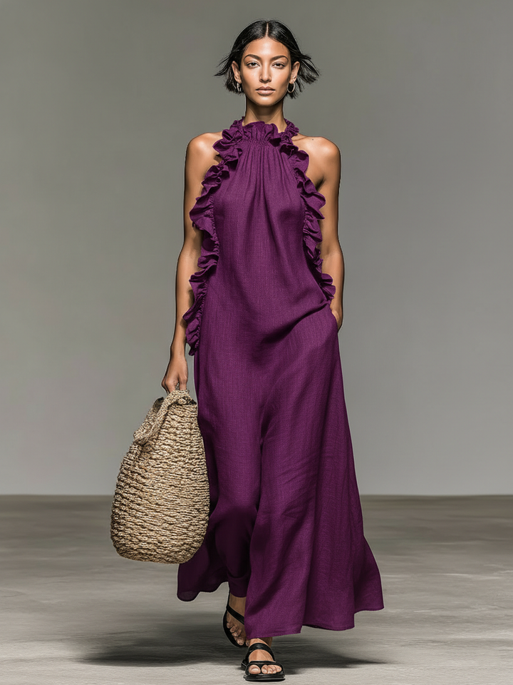 Patrícia | Vestido Maxi Feminino Sem Mangas