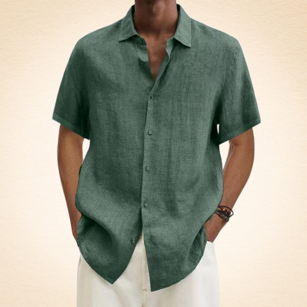 Camisa elegante de linho