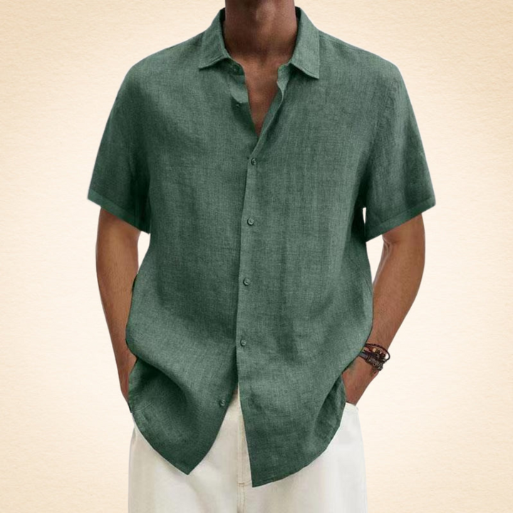 Camisa elegante de linho