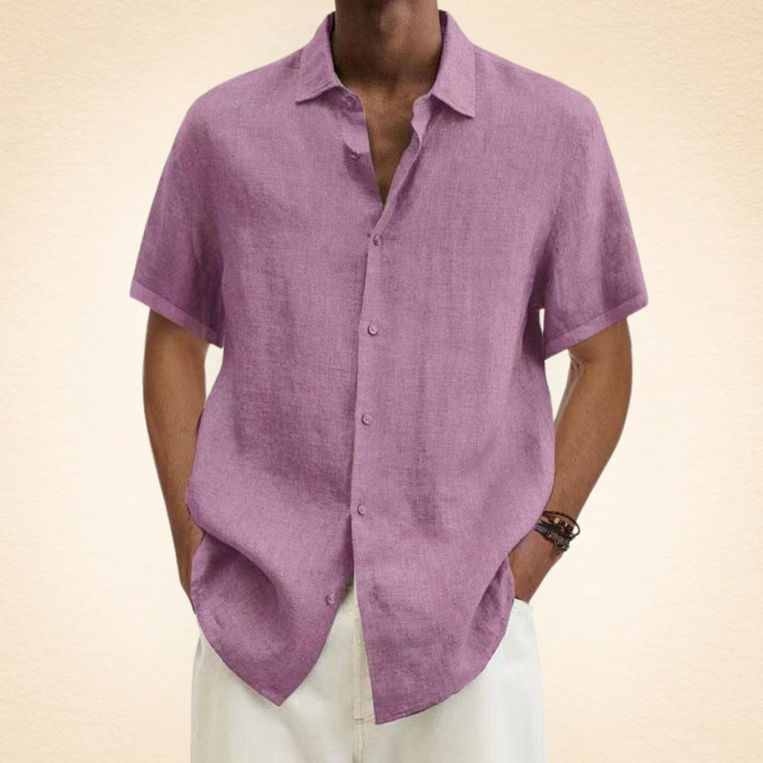 Camisa elegante de linho