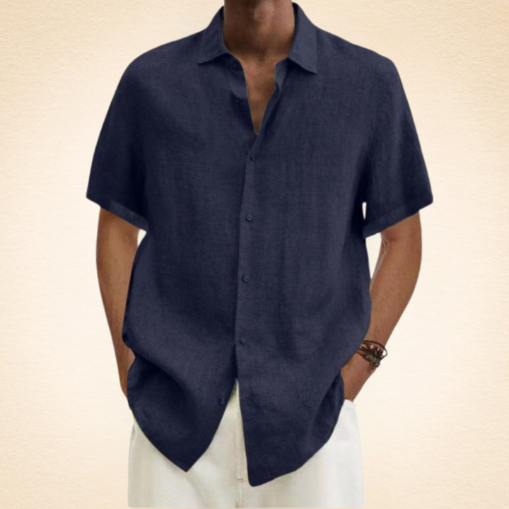 Camisa elegante de linho