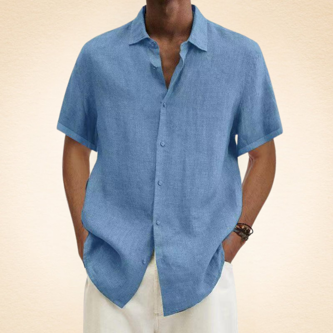 Camisa elegante de linho