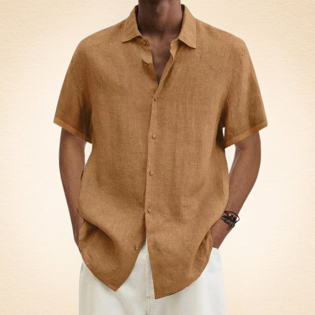 Camisa elegante de linho