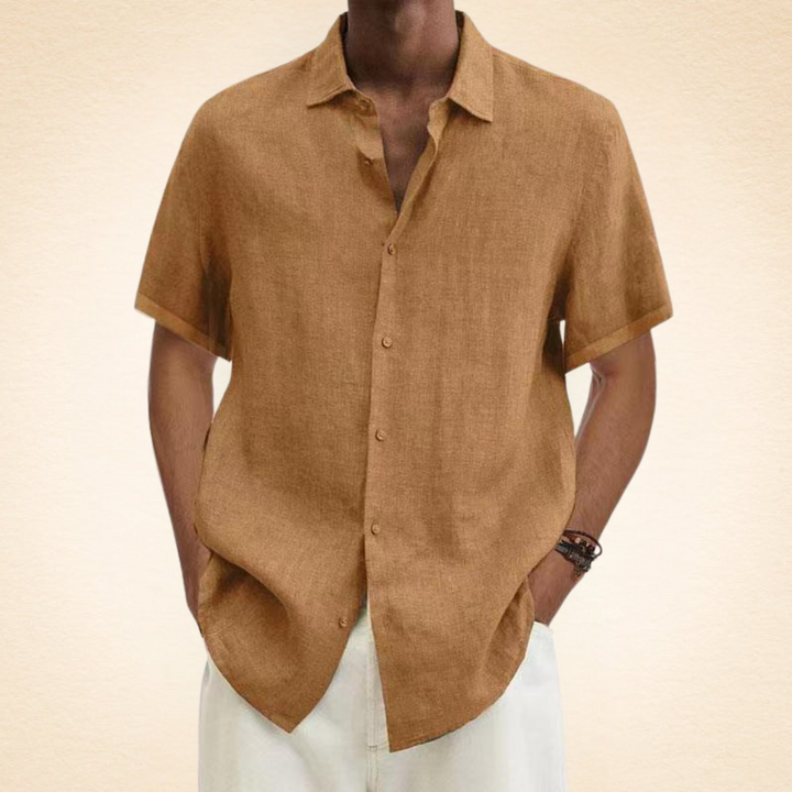 Camisa elegante de linho