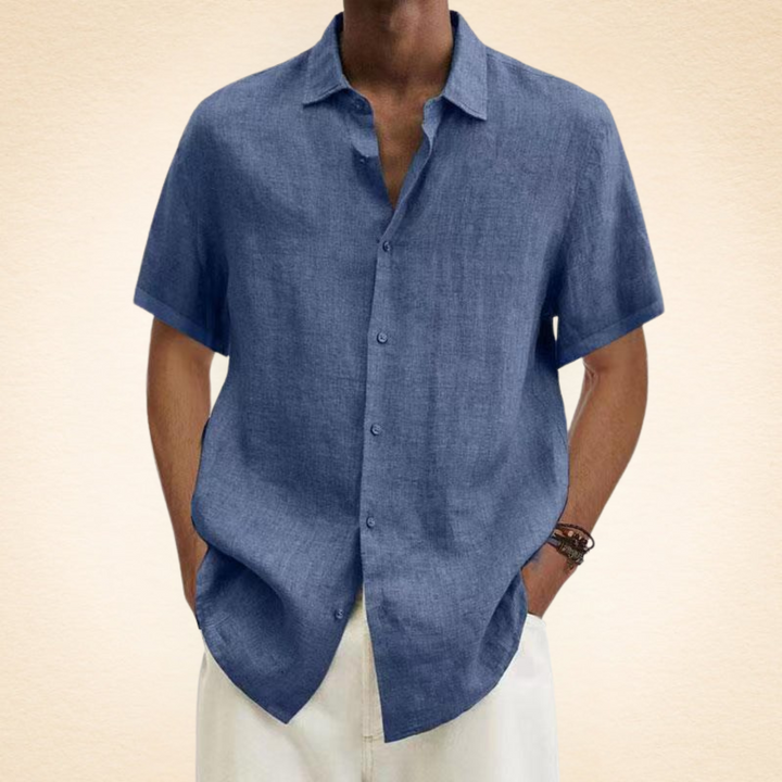 Camisa elegante de linho
