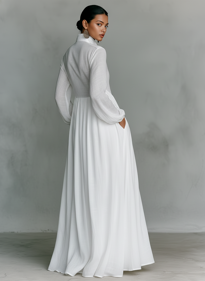Adelinda | Vestido Patchwork Minimalista Feminino