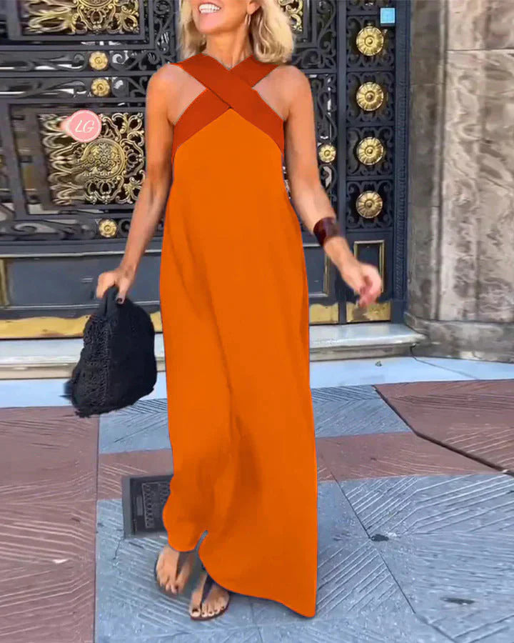 DELFINA | Vestido de corte cruzado