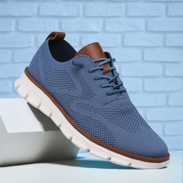 Sapatos transpiráveis Ultracomfort: Azul e branco