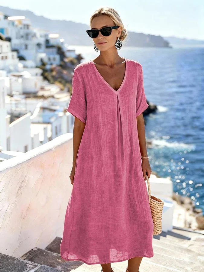 Carolina | Vestido longo folgado