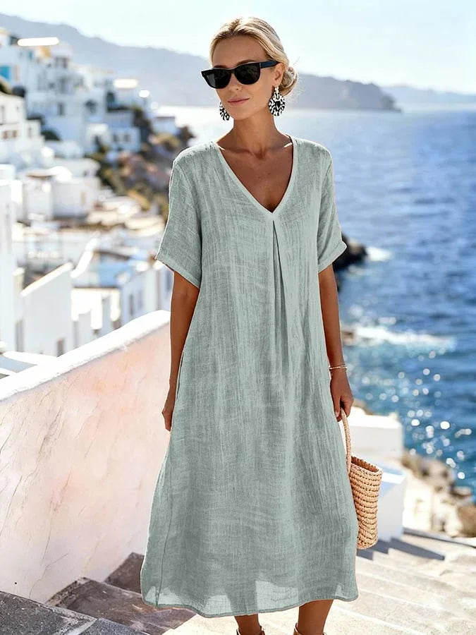 Carolina | Vestido longo folgado