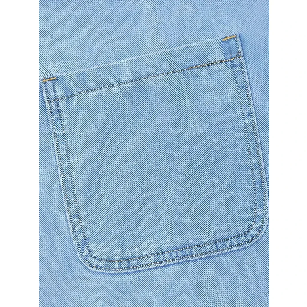 Saylor™ | Vestido descontraído com look denim